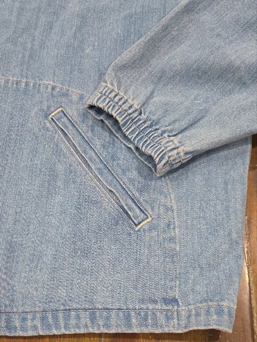 Levi's Light Wash Denim Zip Jacket
